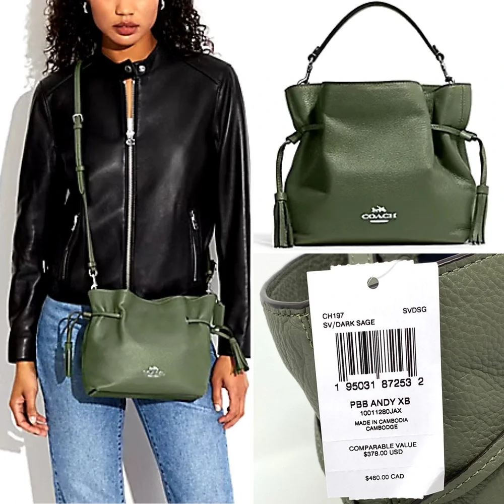 NWT Coach Andy Crossbody and Slim Card Case - Picture 11 of 12